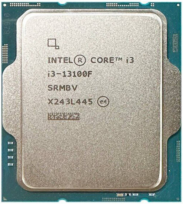 Intel Core i3-13100F LGA 1700 4 Cores Processor, 4.50 GHz Max Turbo Frequency, 8 Threads, 12 MB Cache Memory, Dual Channel DDR5, Up to 128GB Max Memory Capacity, PCIE 5.0 | i3-13100F-Tray Intel Core i3-13100F LGA 1700 4 Cores Processor, 4.50 GHz Max Turbo Frequency, 8 Threads, 12 MB Cache Memory, Dual Channel DDR5, Up to 128GB Max Memory Capacity, PCIE 5.0 | i3-13100F-Tray